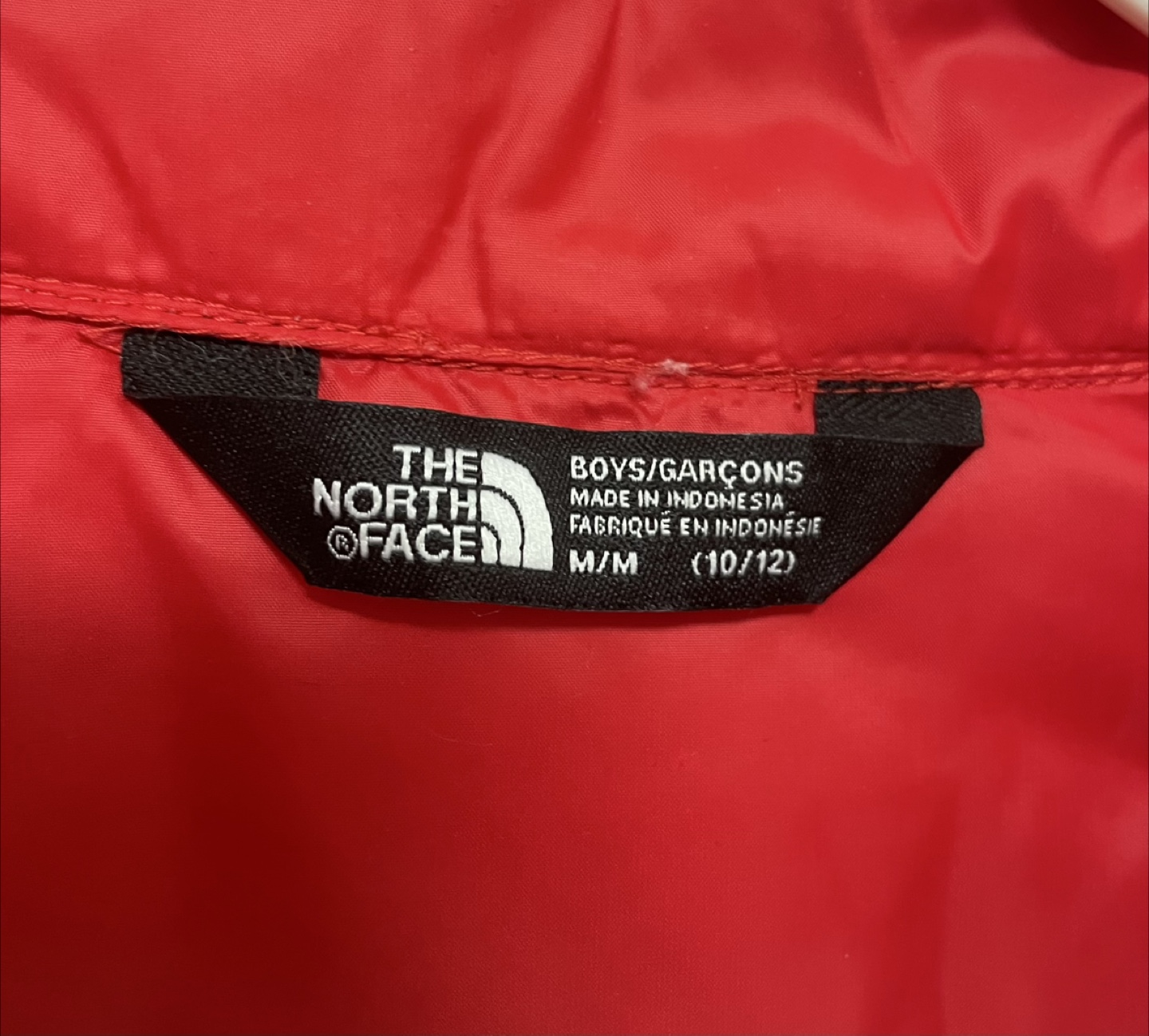 The North Face Red Puffer Jacket - Boys M (10/12) - photo 2