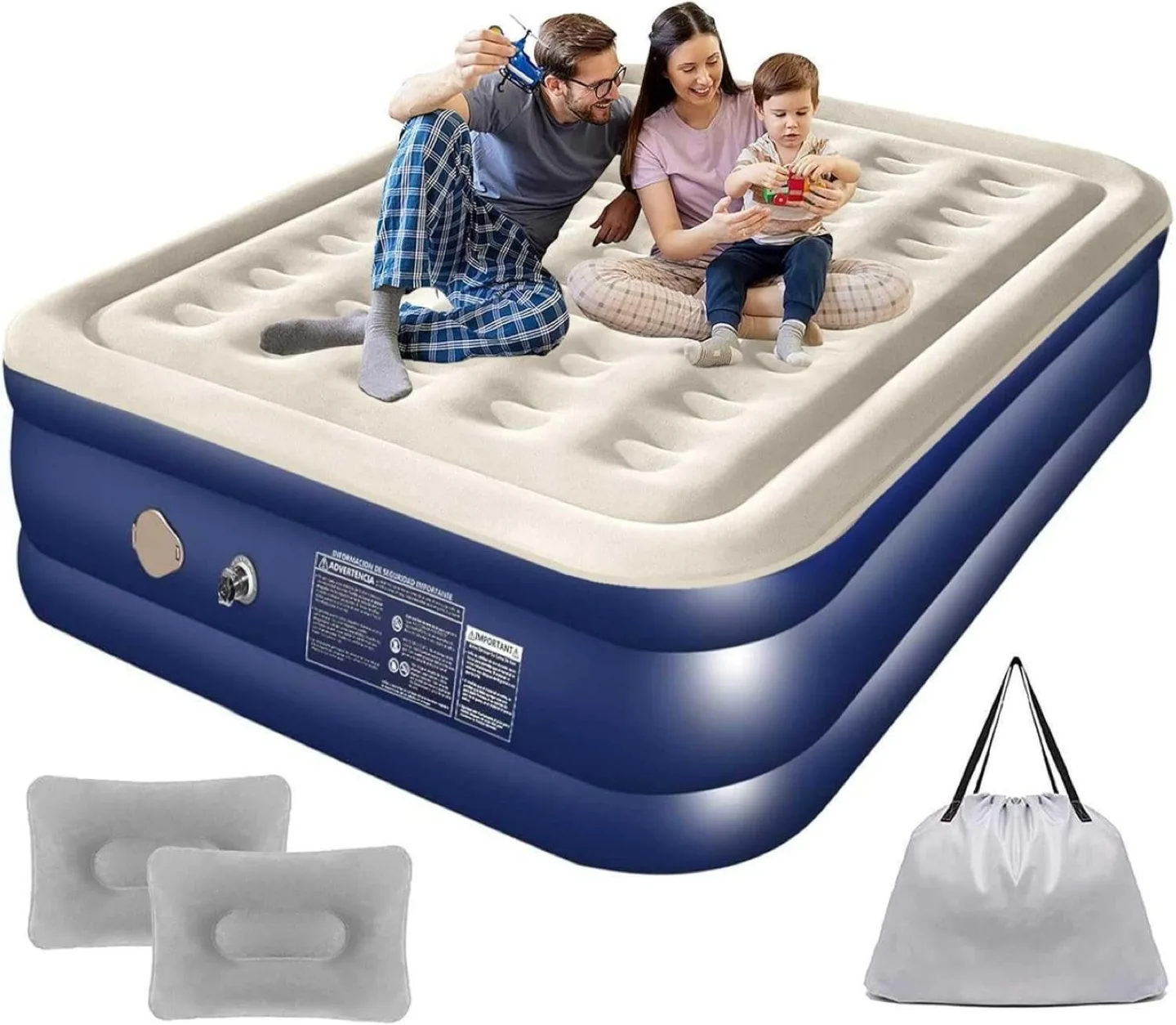 JNNQI Luxury Air Mattress Queen thumbnail