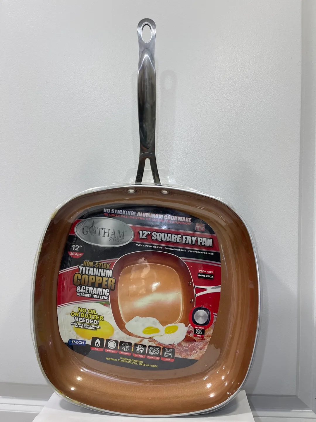 🔥🔥Gotham Steel 12" Square Fry Pan - New! thumbnail