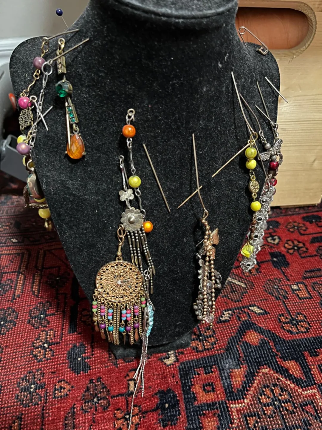 Necklace Display Velvet Bust thumbnail