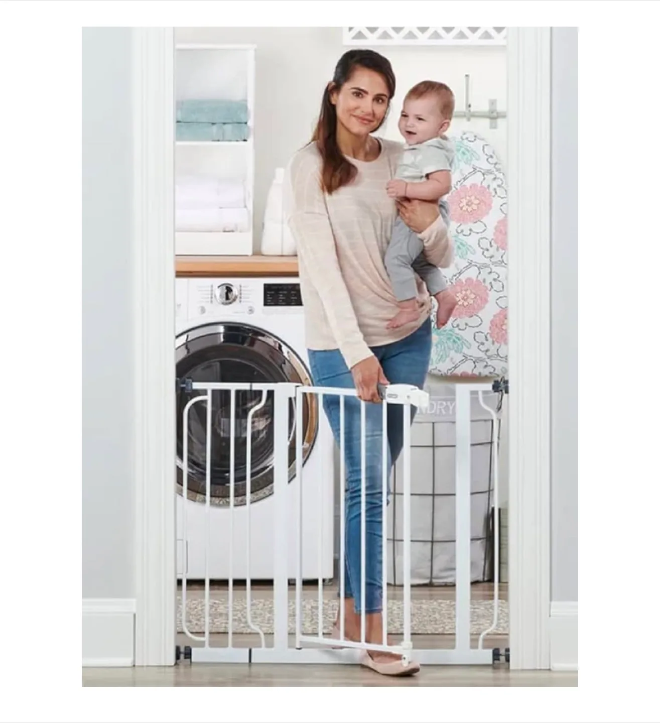 Evenflo Soft & Wide Gate - White thumbnail