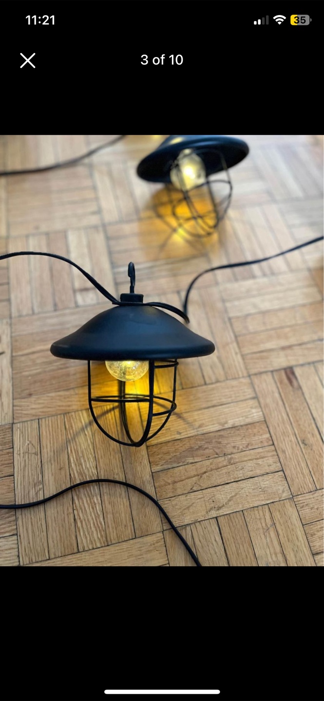 New House & Garden 8 ct. Solar String Lights