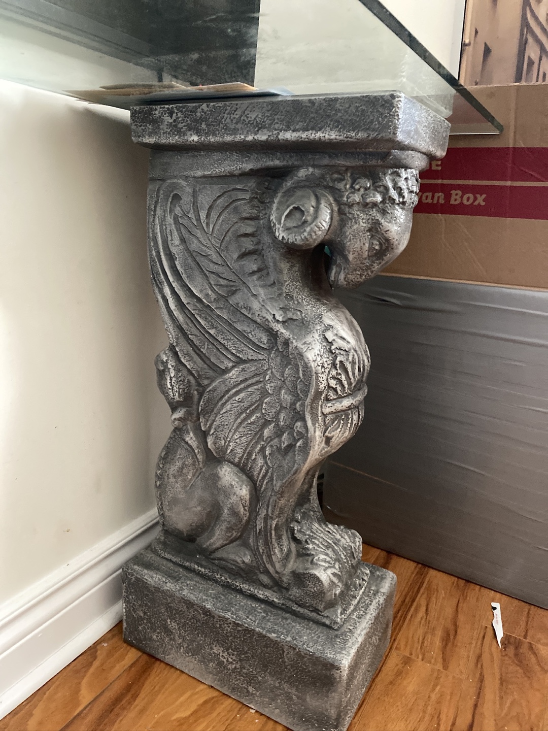 Glass Top Console Table - 16x52x29 - photo 4