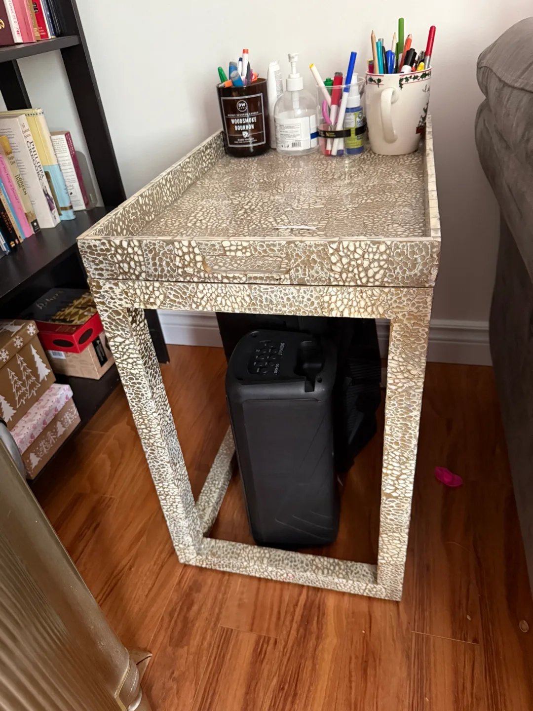Decorative Side Table - 25.5" H x 15" W thumbnail