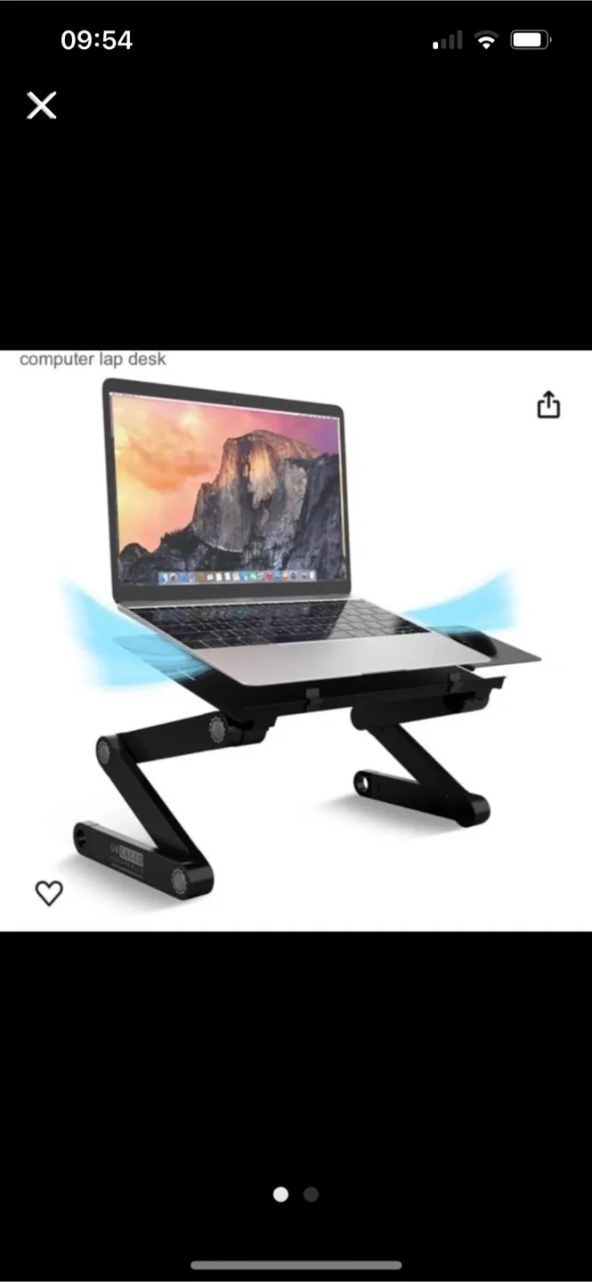 Multifunctional Laptop Table - Aluminum Alloy thumbnail
