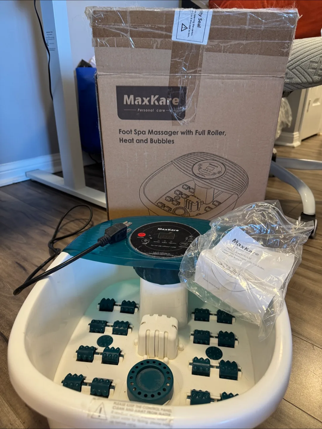 MaxKare Foot Spa Massager with Heat & Bubbles 🇨🇦 thumbnail