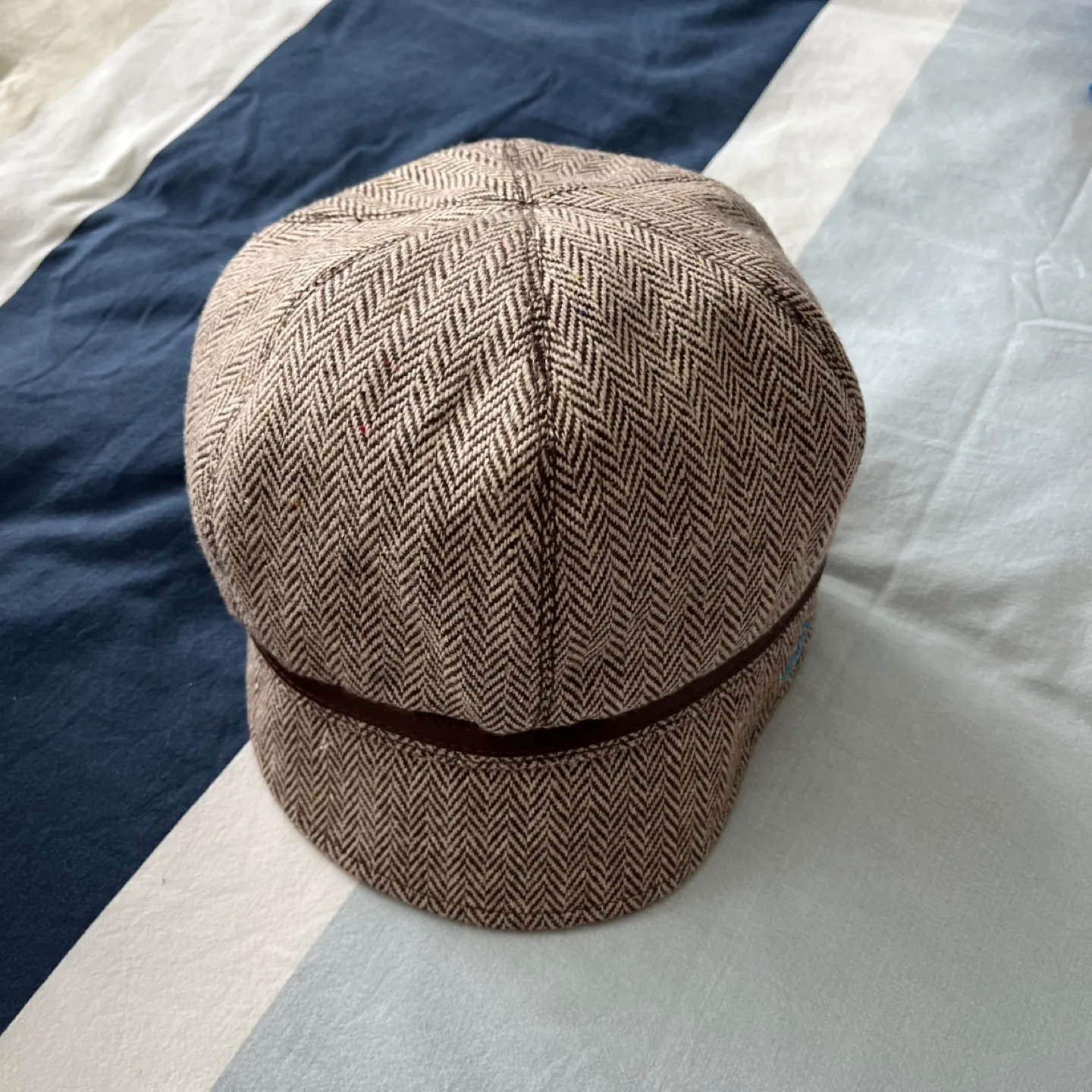 Matix Wool Herringbone Newsboy Cap One Size image indicator(10)