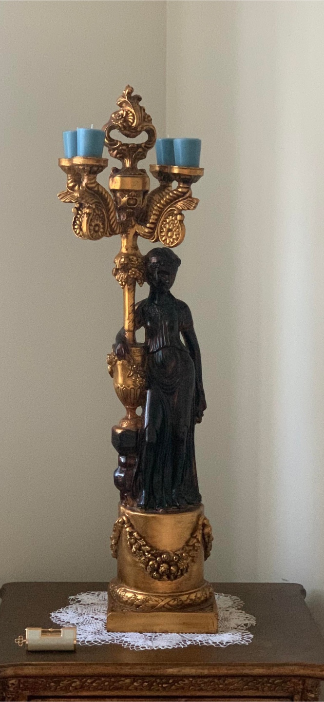 A pair of Ornate Gold Candlestick Holder - photo 2