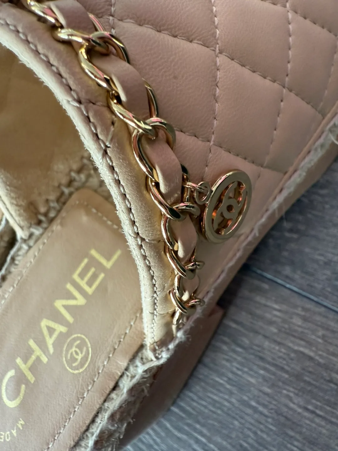 Chanel Espadrille Mules, Size 38 image indicator(3)