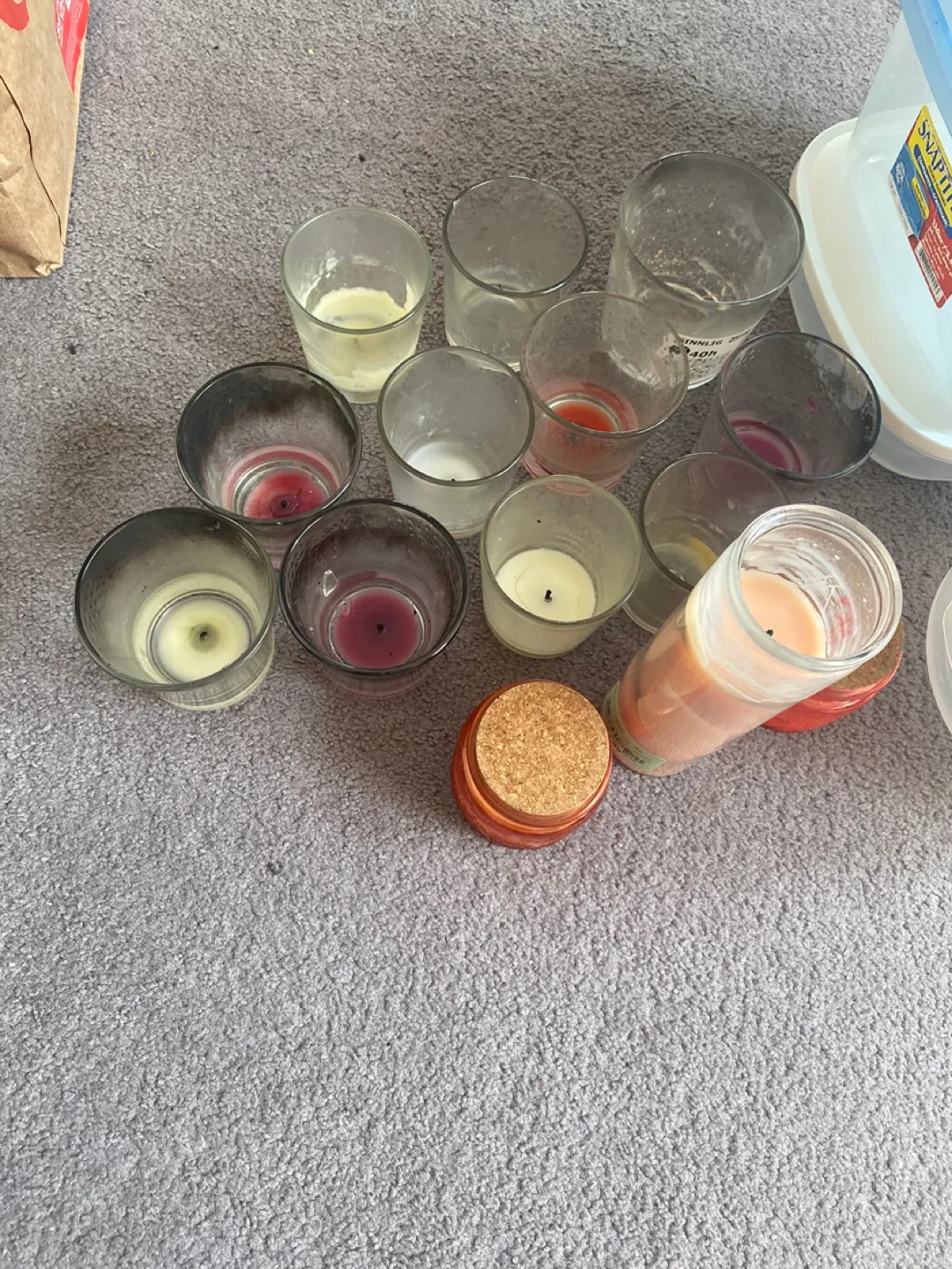 Mixed Lot of Used Candle Holders thumbnail