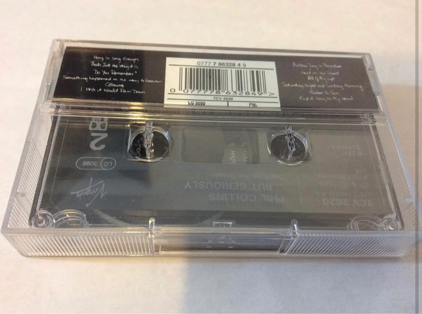 Phil Collins But Seriously audio cassette tape image indicator(2)