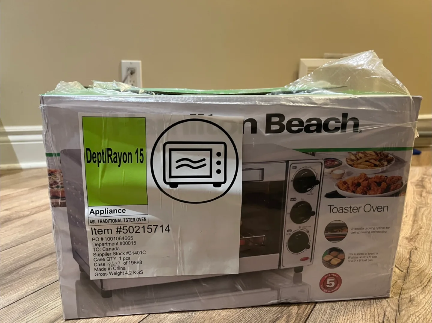 Hamilton Beach Toaster Oven thumbnail