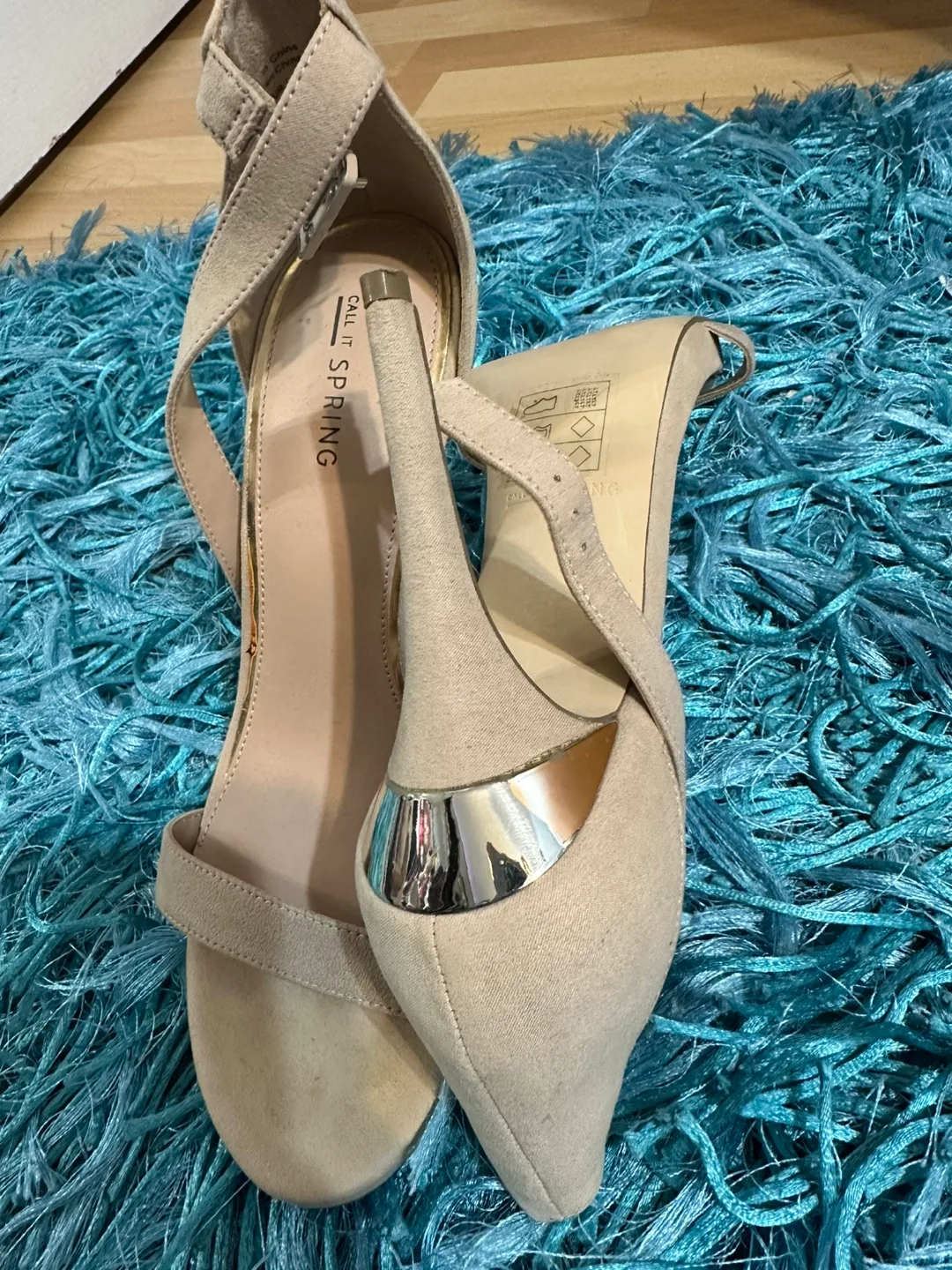 Call It Spring Beige Heels - Size 9 image indicator(2)
