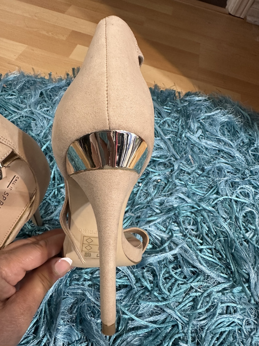 Call It Spring Beige Heels - Size 9 - photo 3