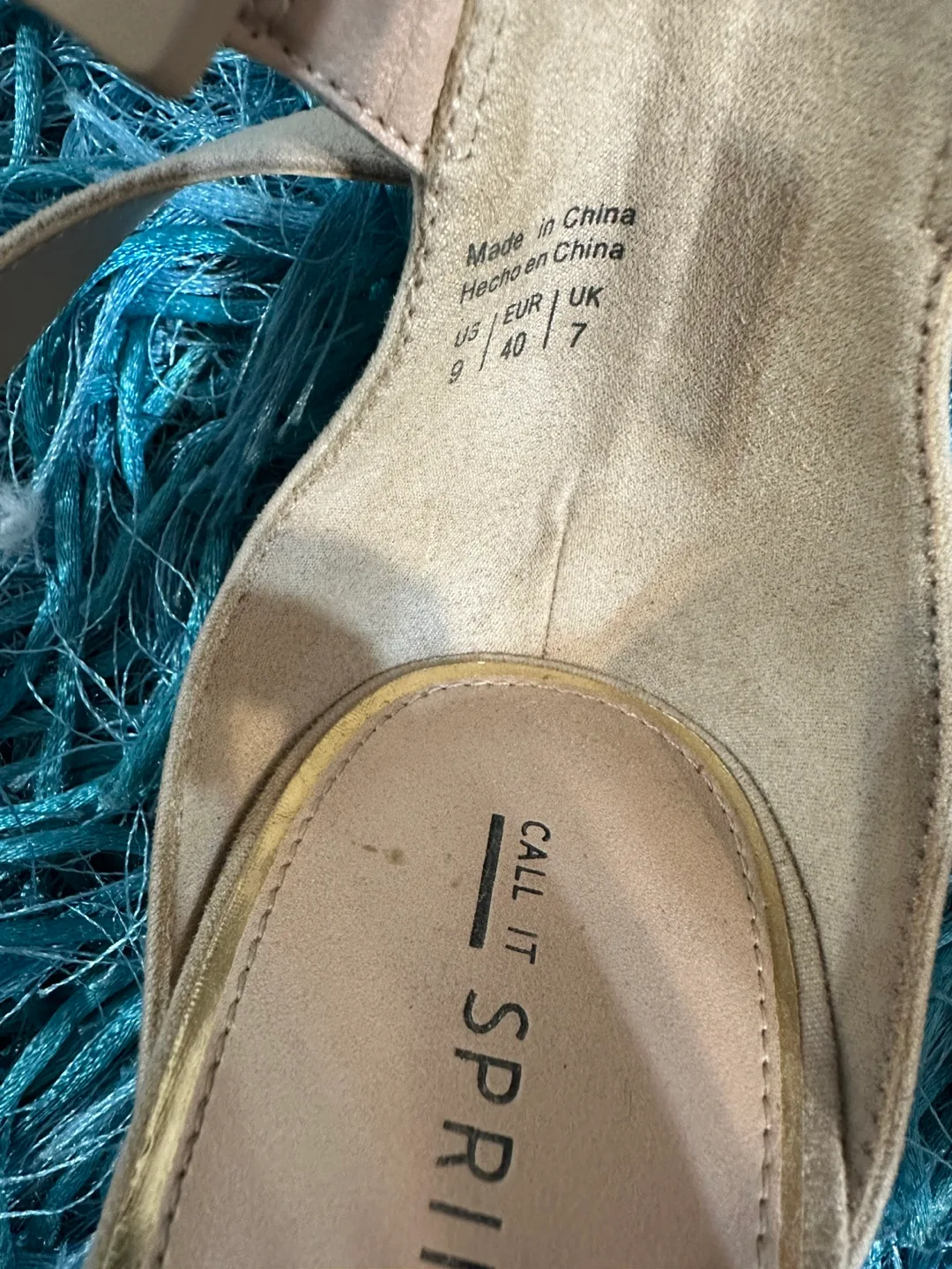 Call It Spring Beige Heels - Size 9 image indicator(5)