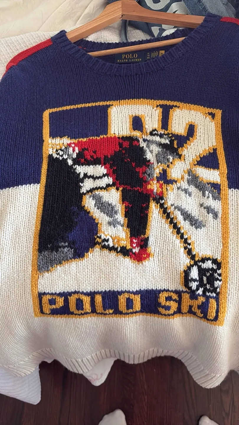Polo Ralph Lauren Polo Ski Sweater XL thumbnail