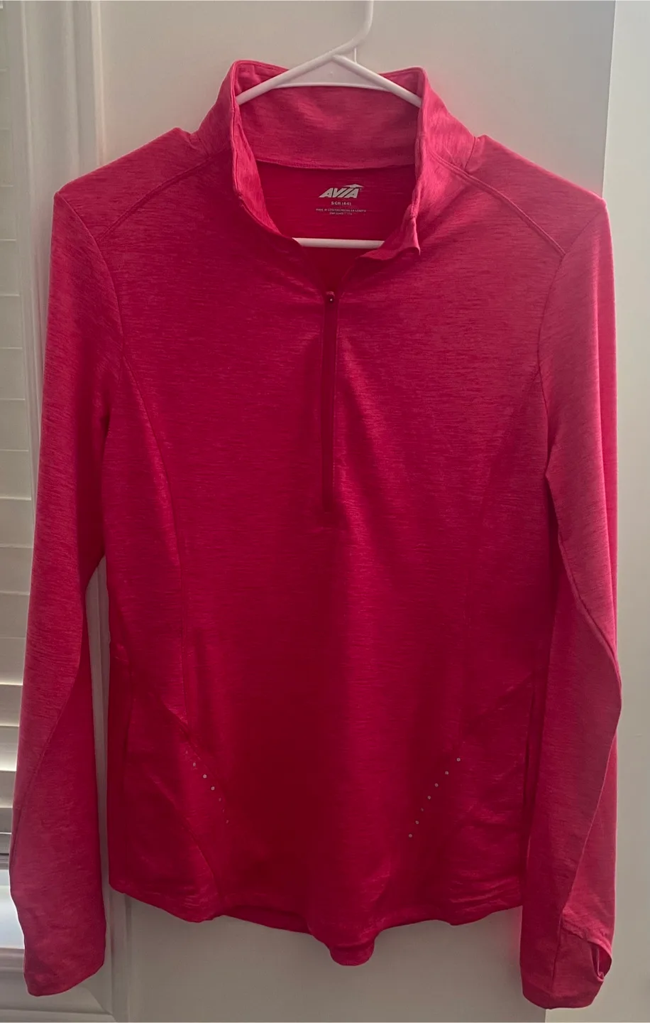 Avia Pink Half-Zip Pullover - Size Small thumbnail