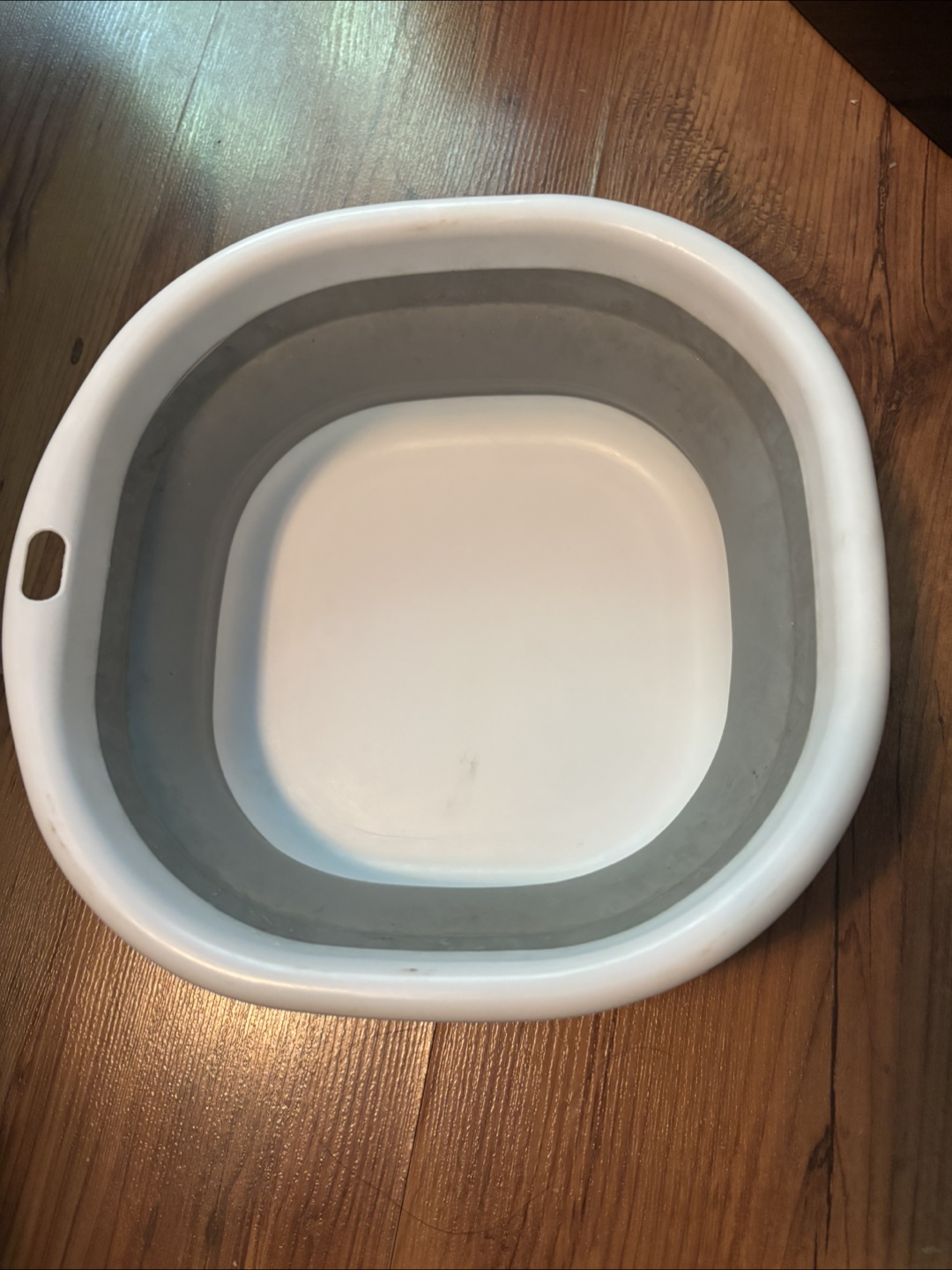 Collapsible Washing Basin - White & Grey - photo 2