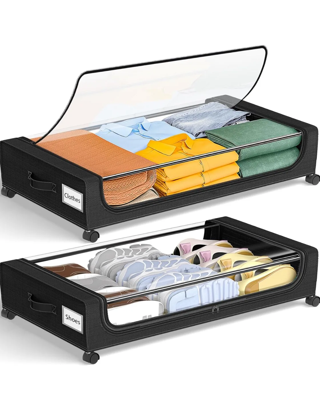 Clothes & Shoes Storage Box Organizer thumbnail