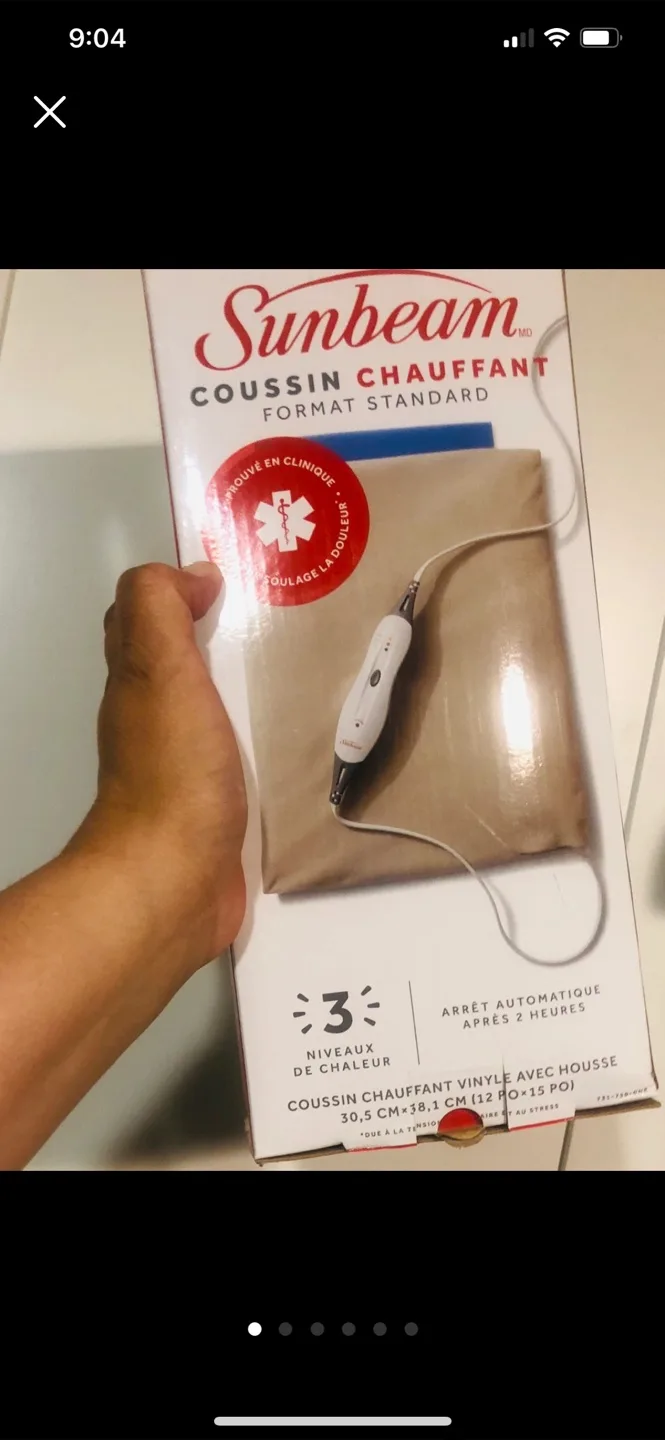 🇨🇦 Sunbeam Heating Pad - Standard Size thumbnail
