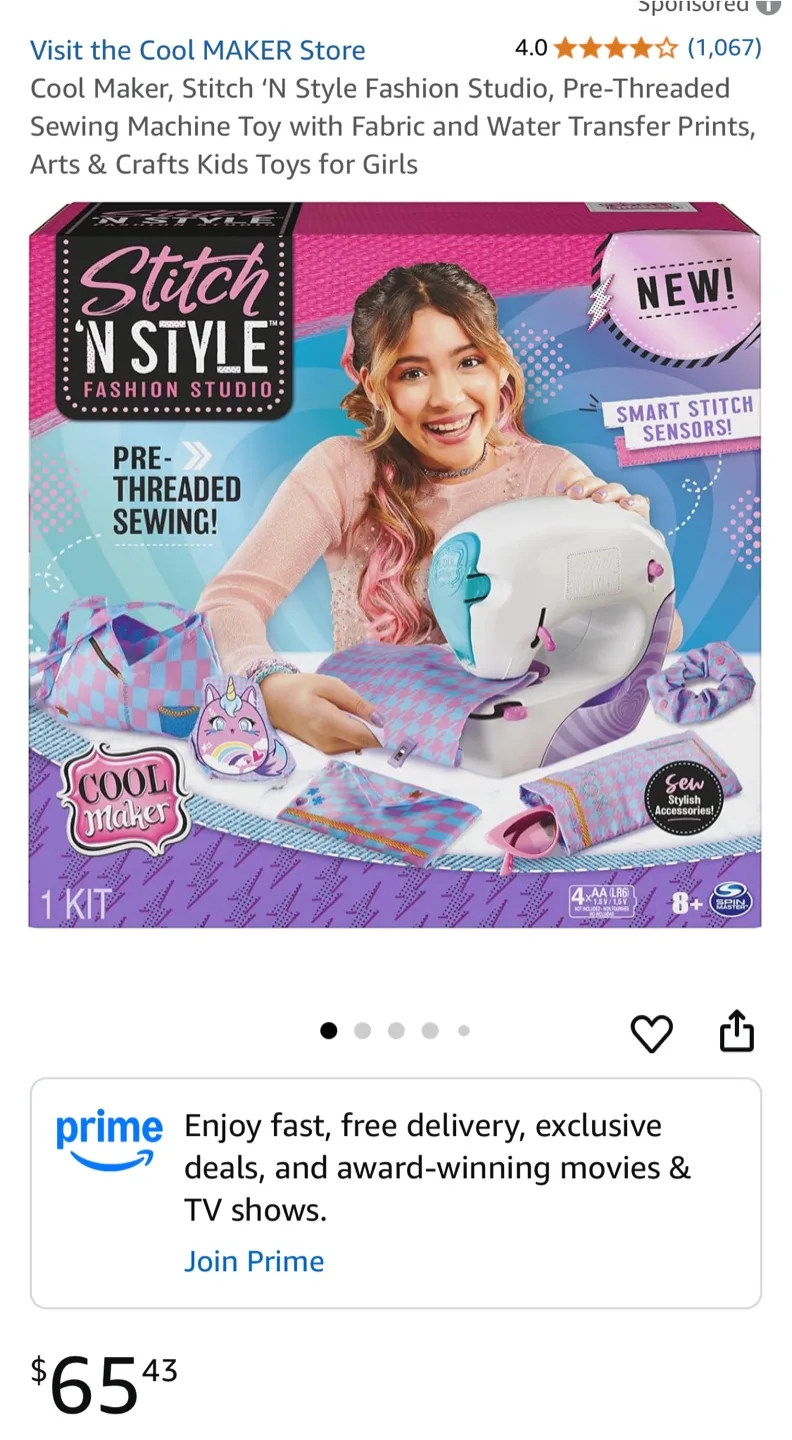 🇨🇦 Cool Maker Stitch 'N Style Fashion Studio thumbnail