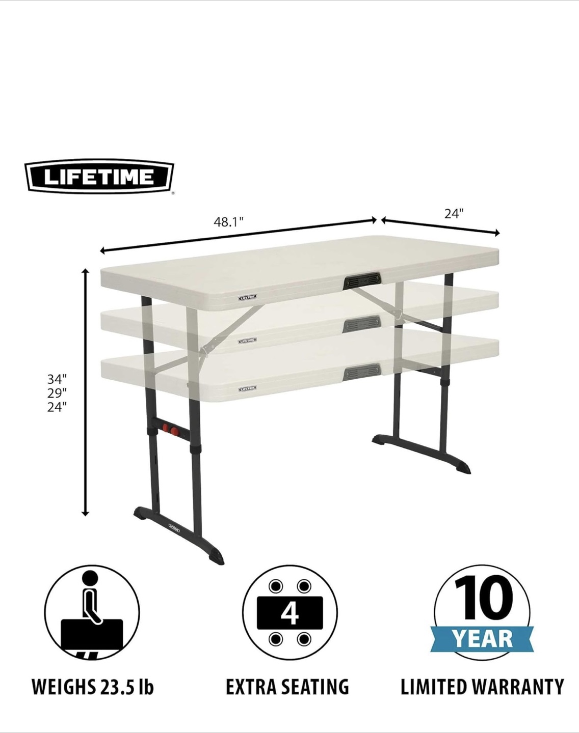 Folding Table - photo 2
