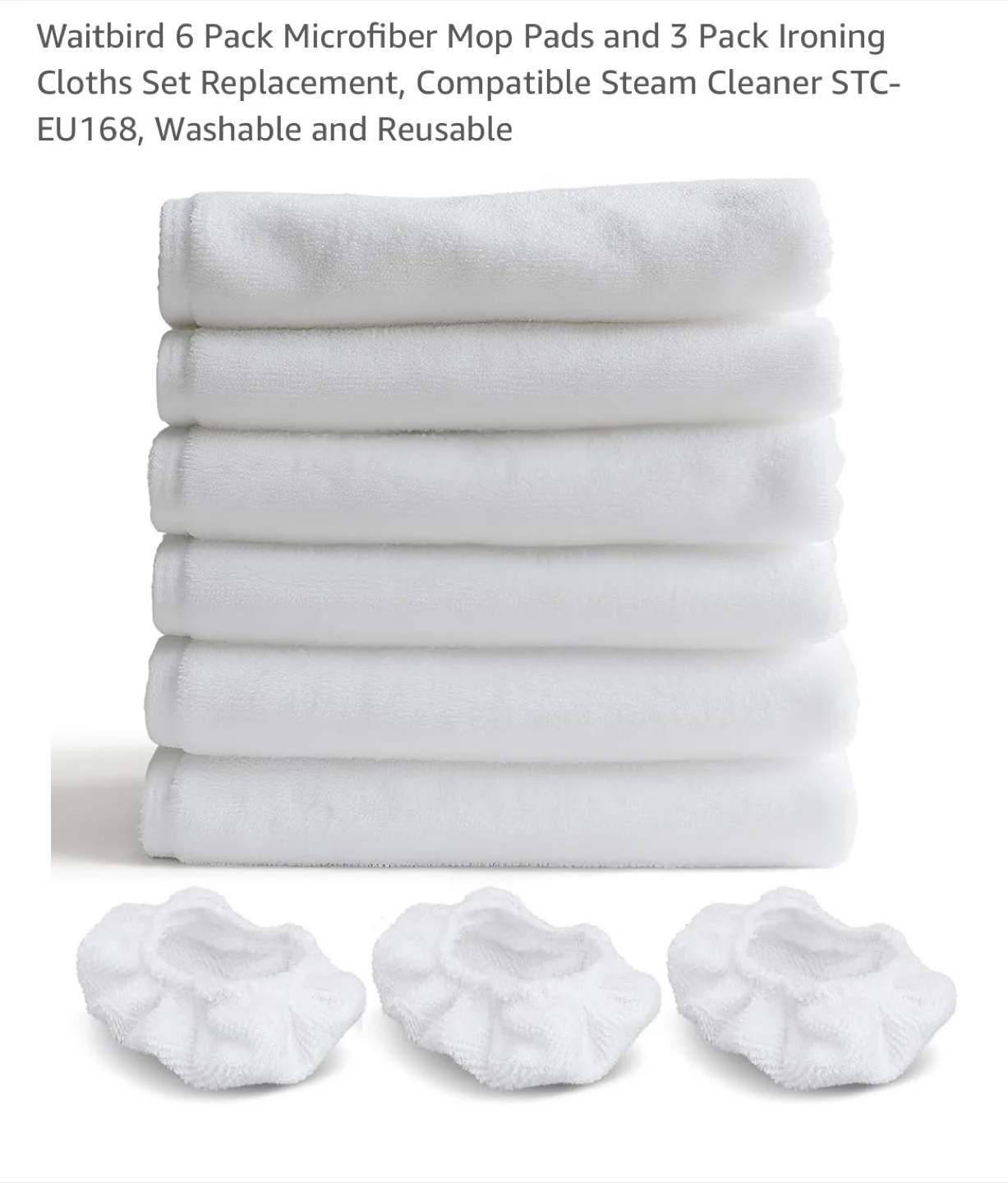 Waitbird Microfiber Mop & Ironing Cloths - New thumbnail
