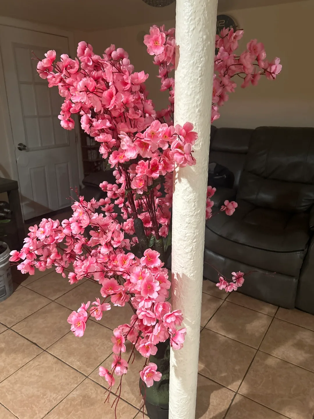 Pink Artificial Cherry Blossom Tree image indicator(3)