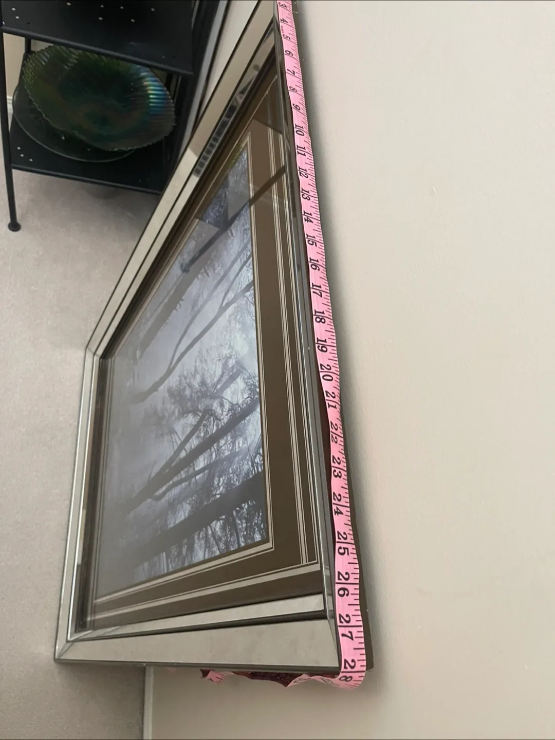 🇨🇦 Framed Forest Print with Mirrored Frame 27x40 image indicator(5)