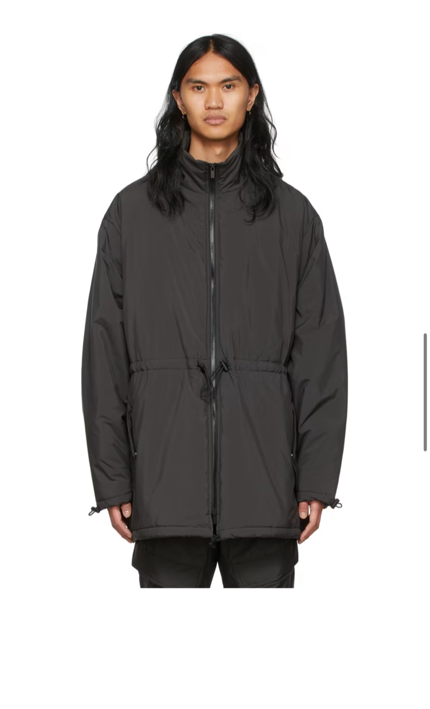 Fear of God Essentials Black Polyester Jacket - Size S