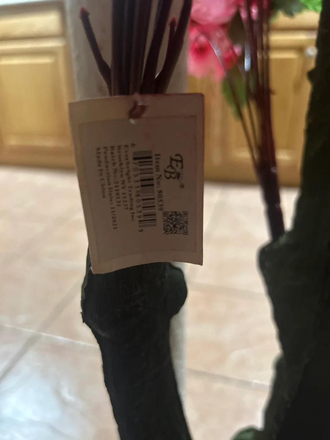 Pink Artificial Cherry Blossom Tree image indicator(4)