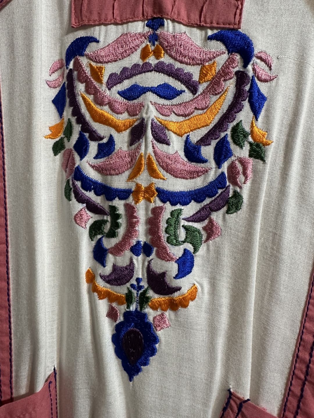 Menahil's by ST White Embroidered Abaya Dress - photo 2