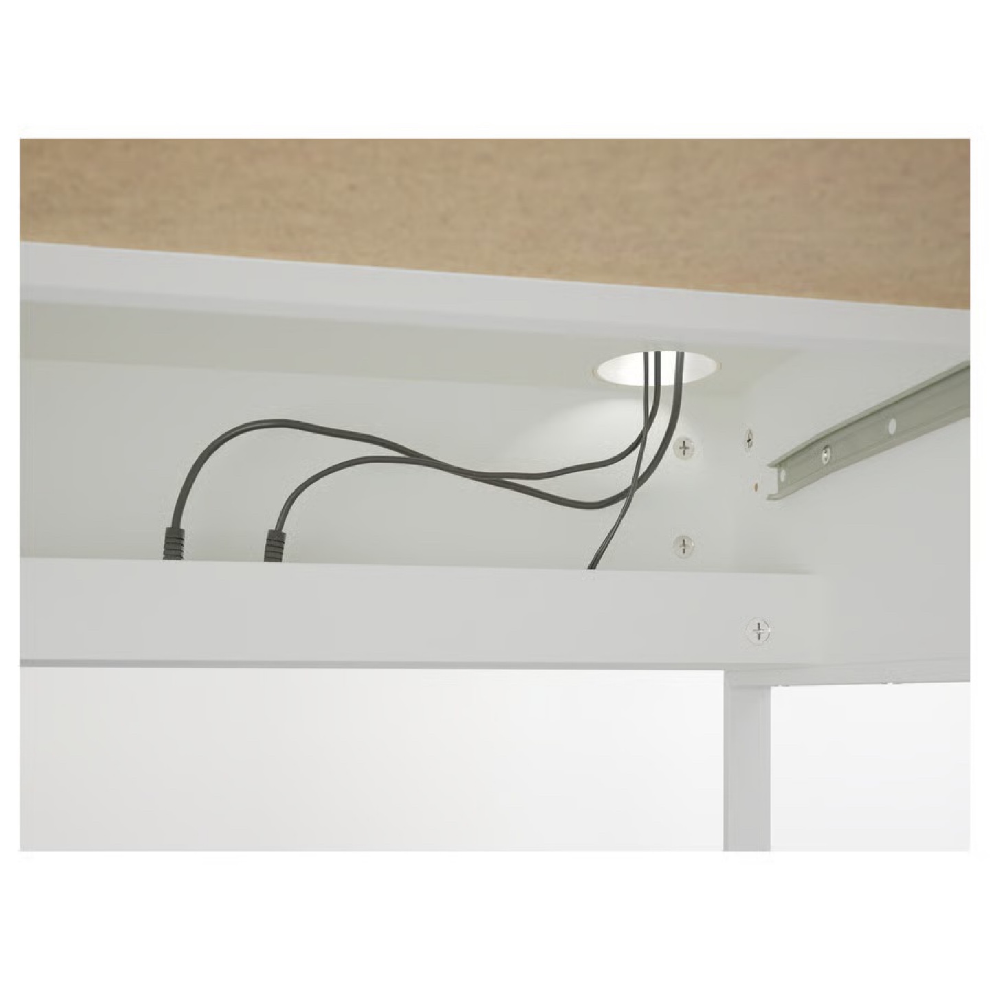 IKEA MICKE Desk white, 142x50 cm (55 7/8x19 5/8 ") - photo 4