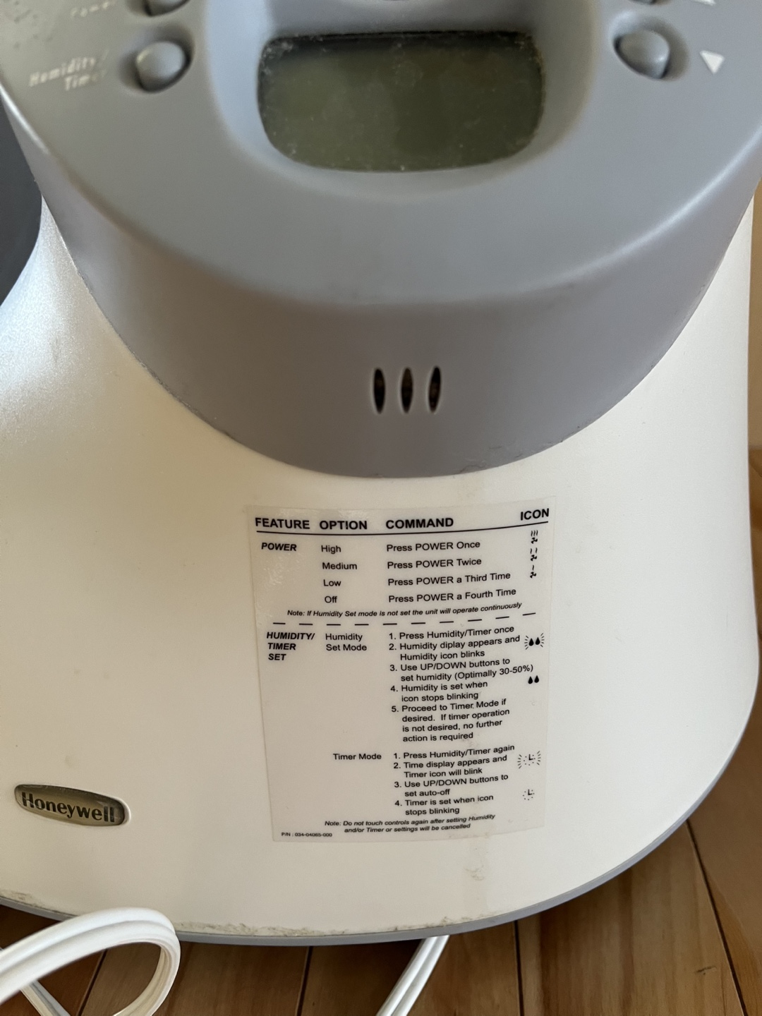 Honeywell Humidifier - photo 4