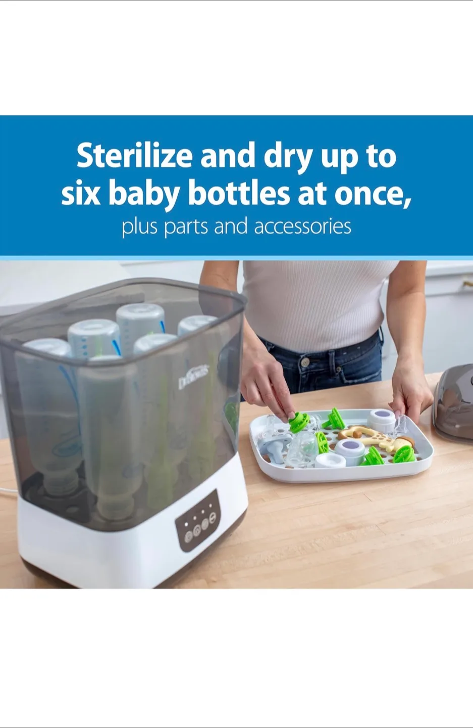 Dr. Brown's All-In-One Bottle Sterilizer and Dryer image indicator(2)