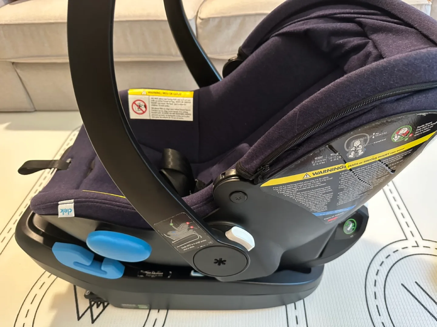 Clek Liing Infant Car Seat + Extras thumbnail