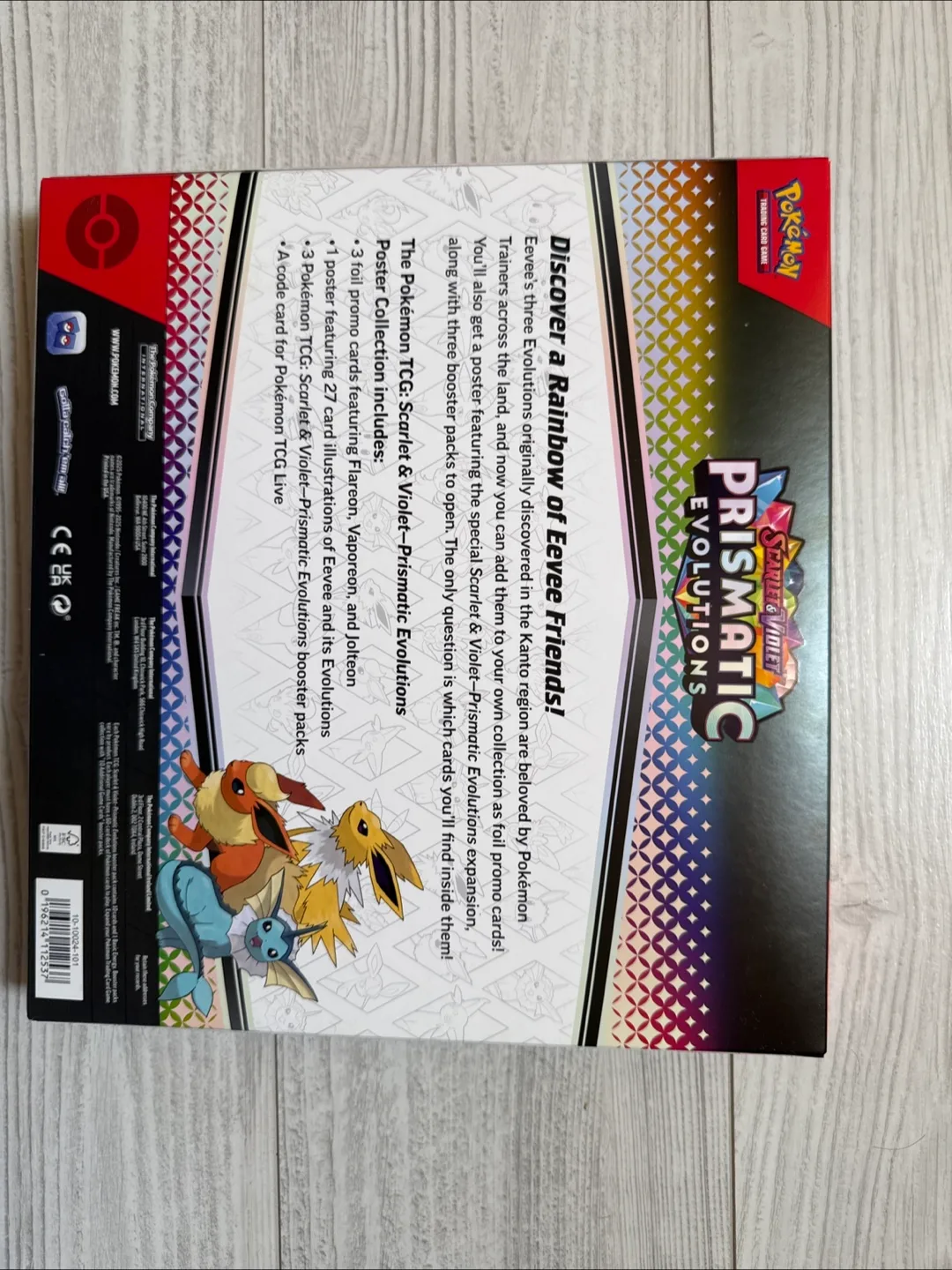 Scarlet & Violet Prismatic Eevee Evolutions Collection image indicator(2)