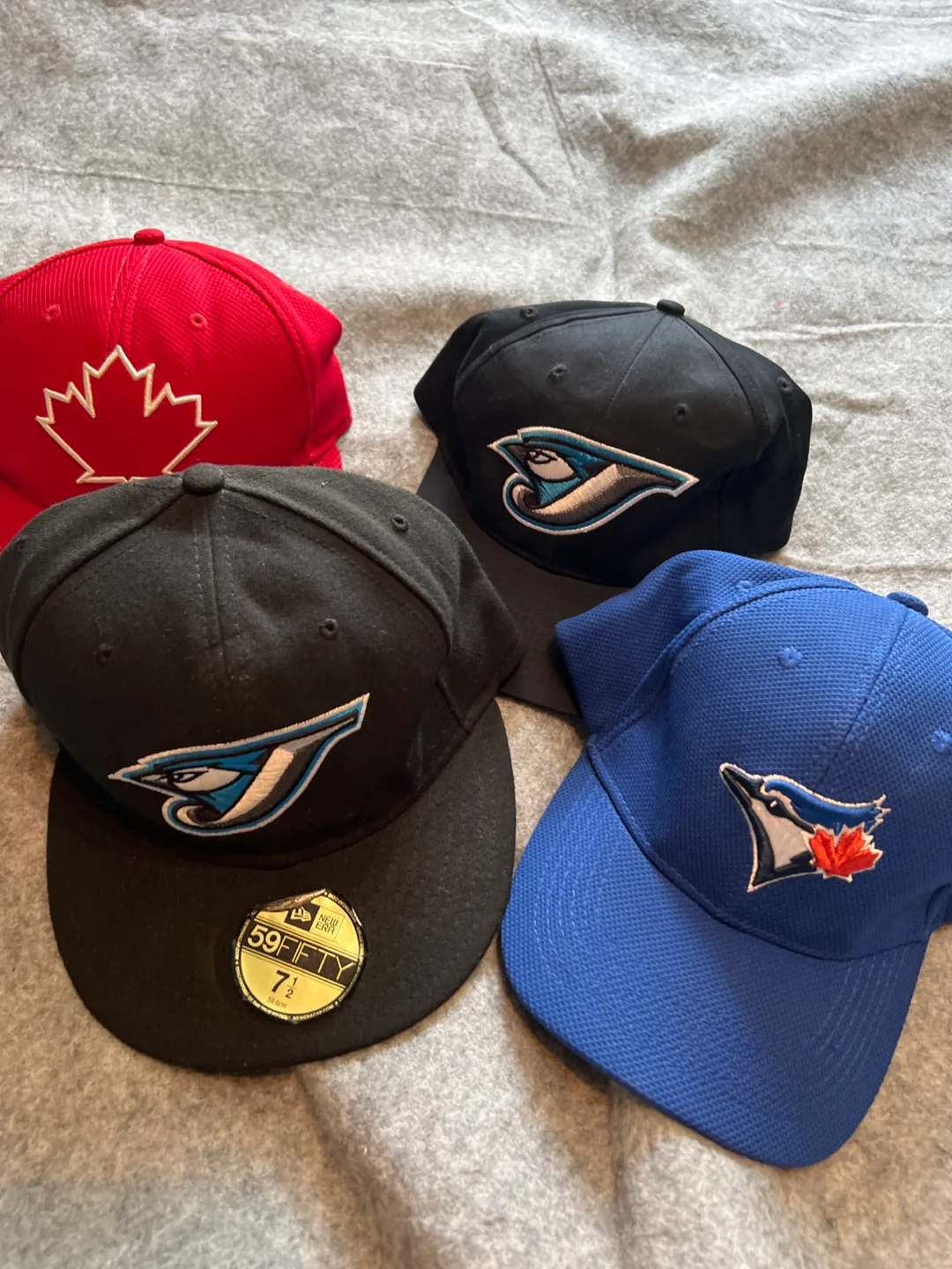 New Era 59FIFTY Toronto Blue Jays Fitted Hat Size 7 3/8 thumbnail