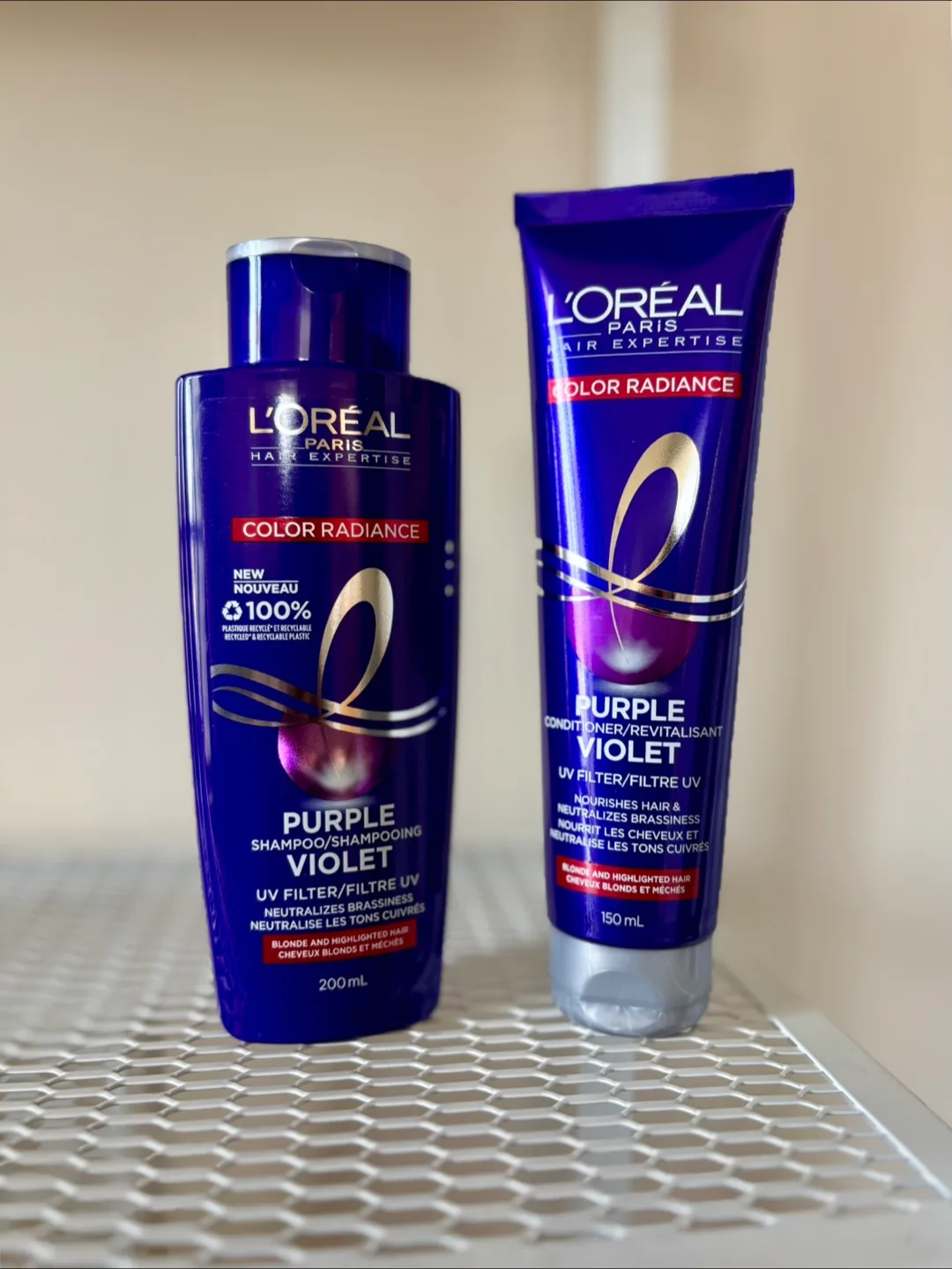 L’Oréal Purple shampoo/conditioner duo thumbnail