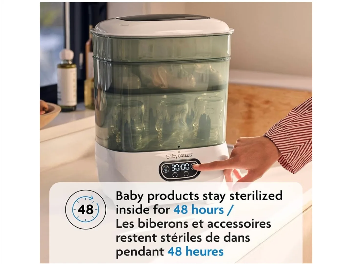 Baby Brezza Baby Bottle Sterilizer and Dryer Advanced image indicator(6)