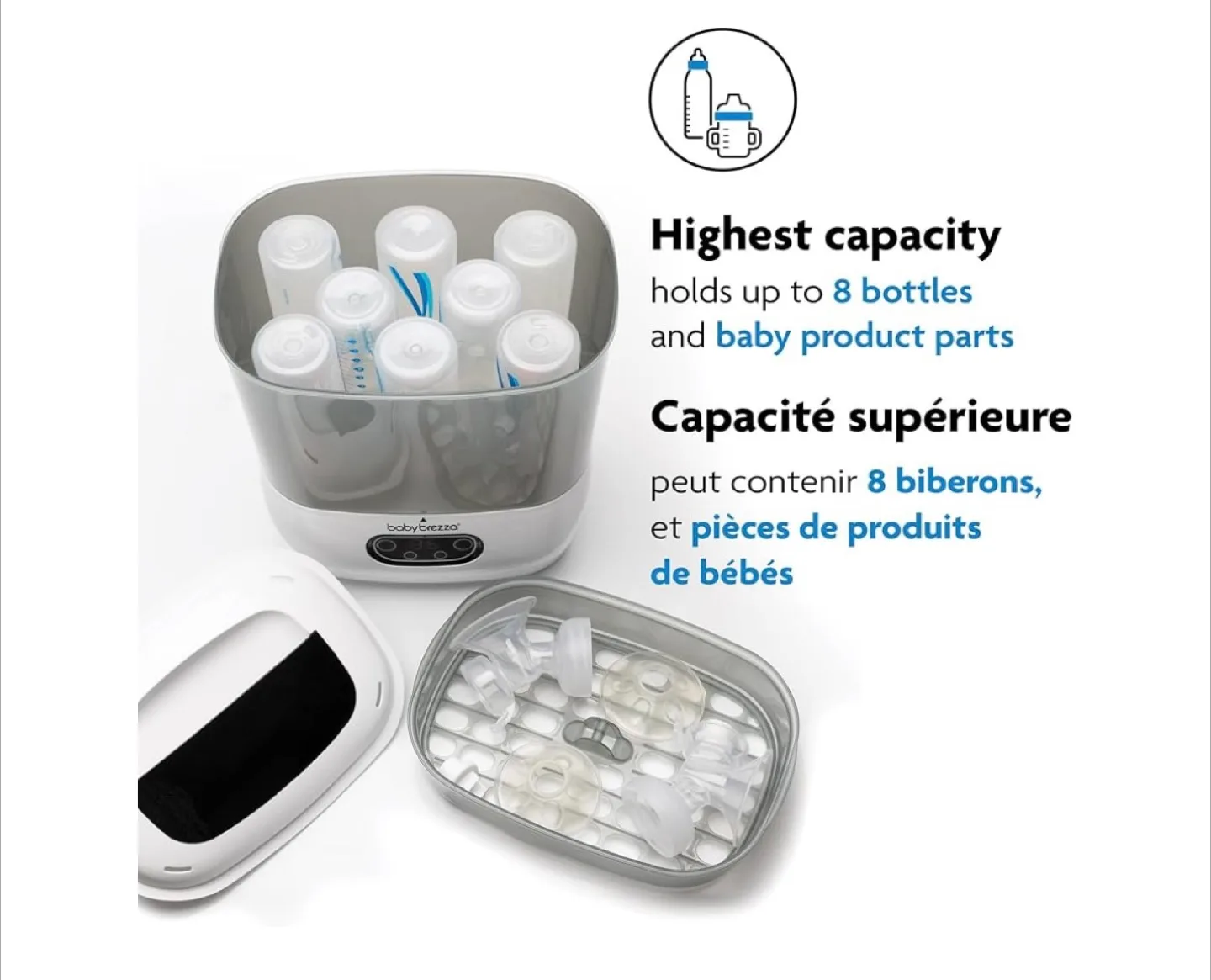 Baby Brezza Baby Bottle Sterilizer and Dryer Advanced image indicator(4)