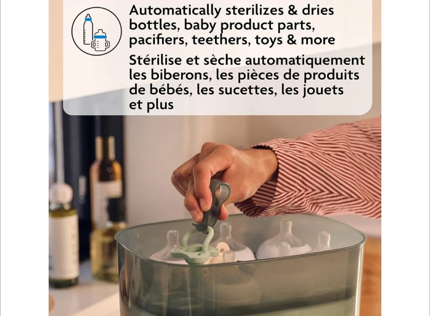 Baby Brezza Baby Bottle Sterilizer and Dryer Advanced image indicator(7)