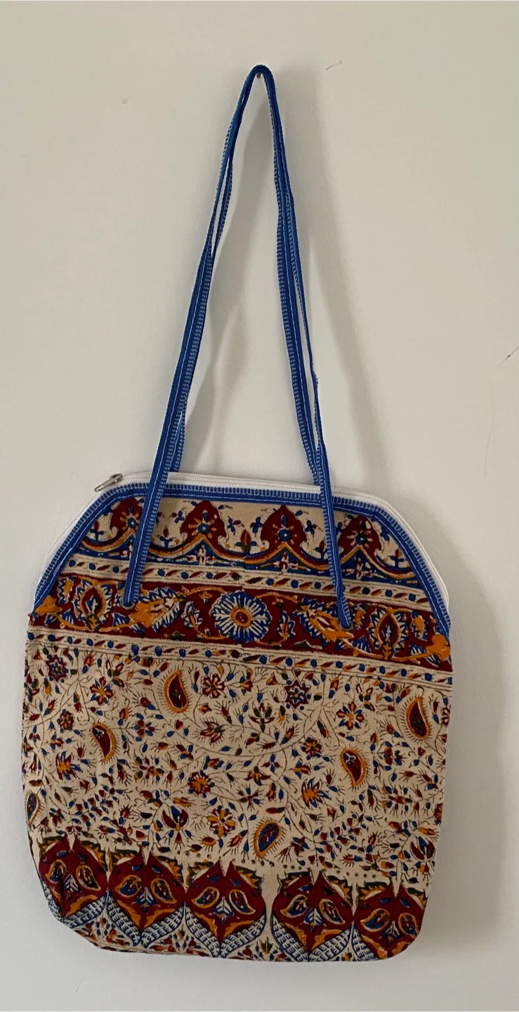 Floral Pattern Tote Bag handmade each $10 thumbnail
