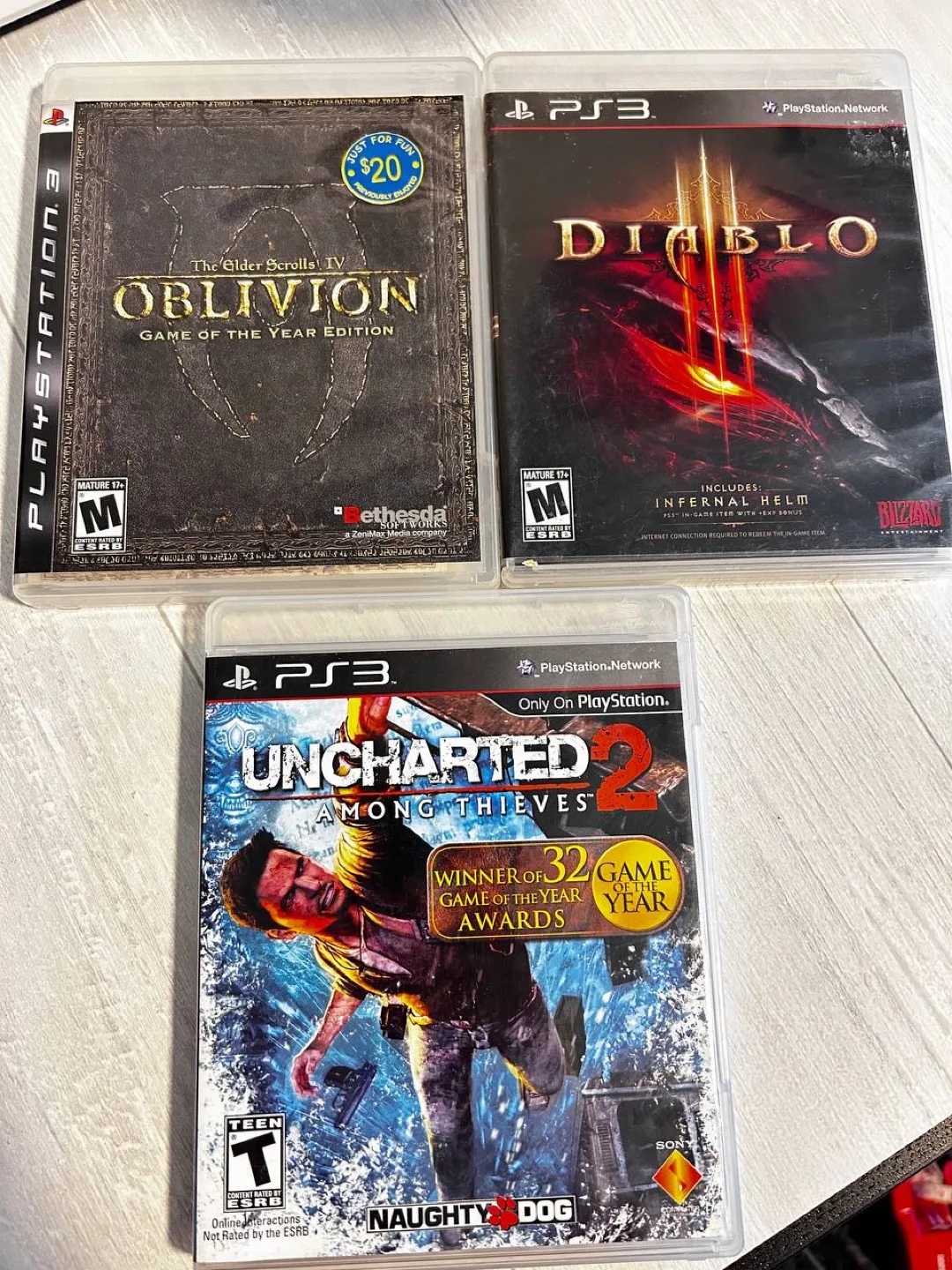 PS3 Games: Oblivion, Diablo III, Uncharted 2 thumbnail