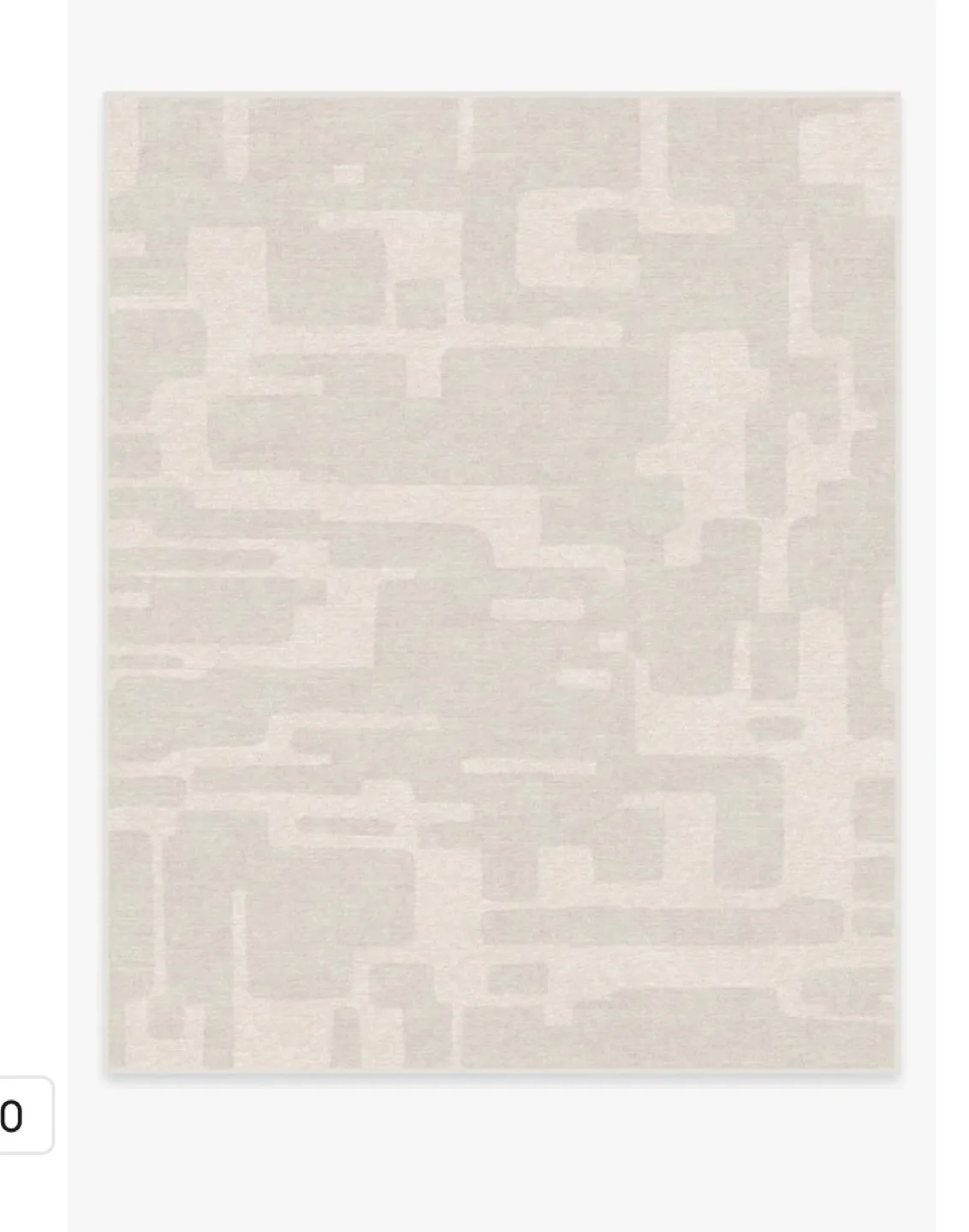 8 x10 Beige Area Rug thumbnail