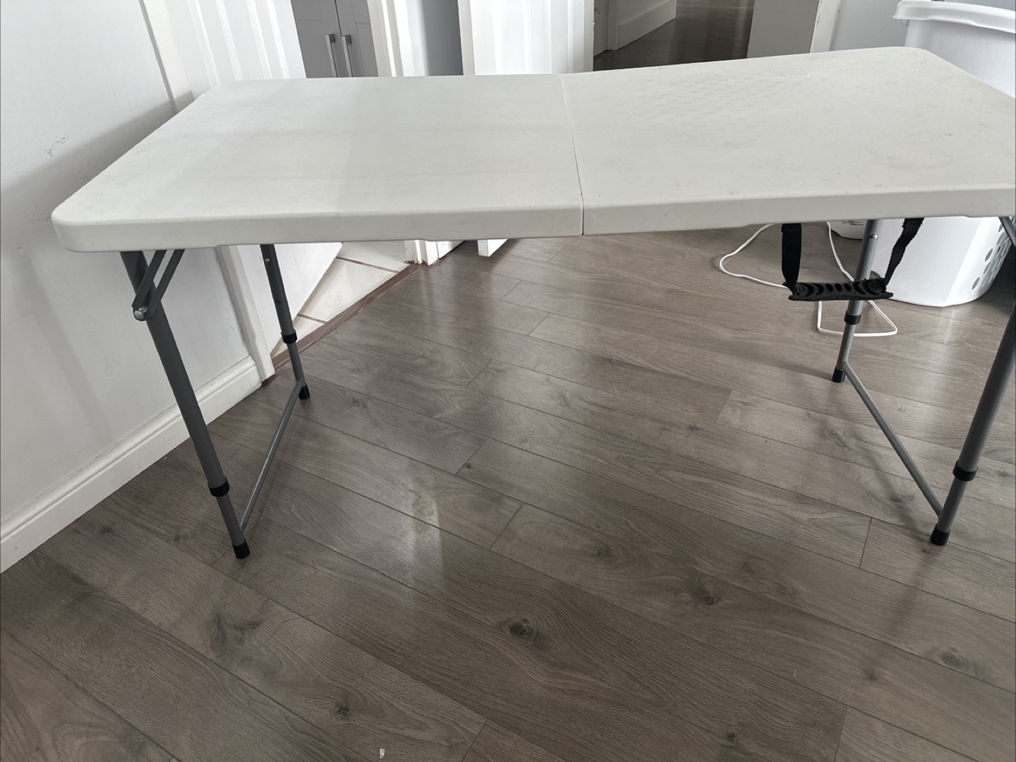 Folding Table - White - photo 2