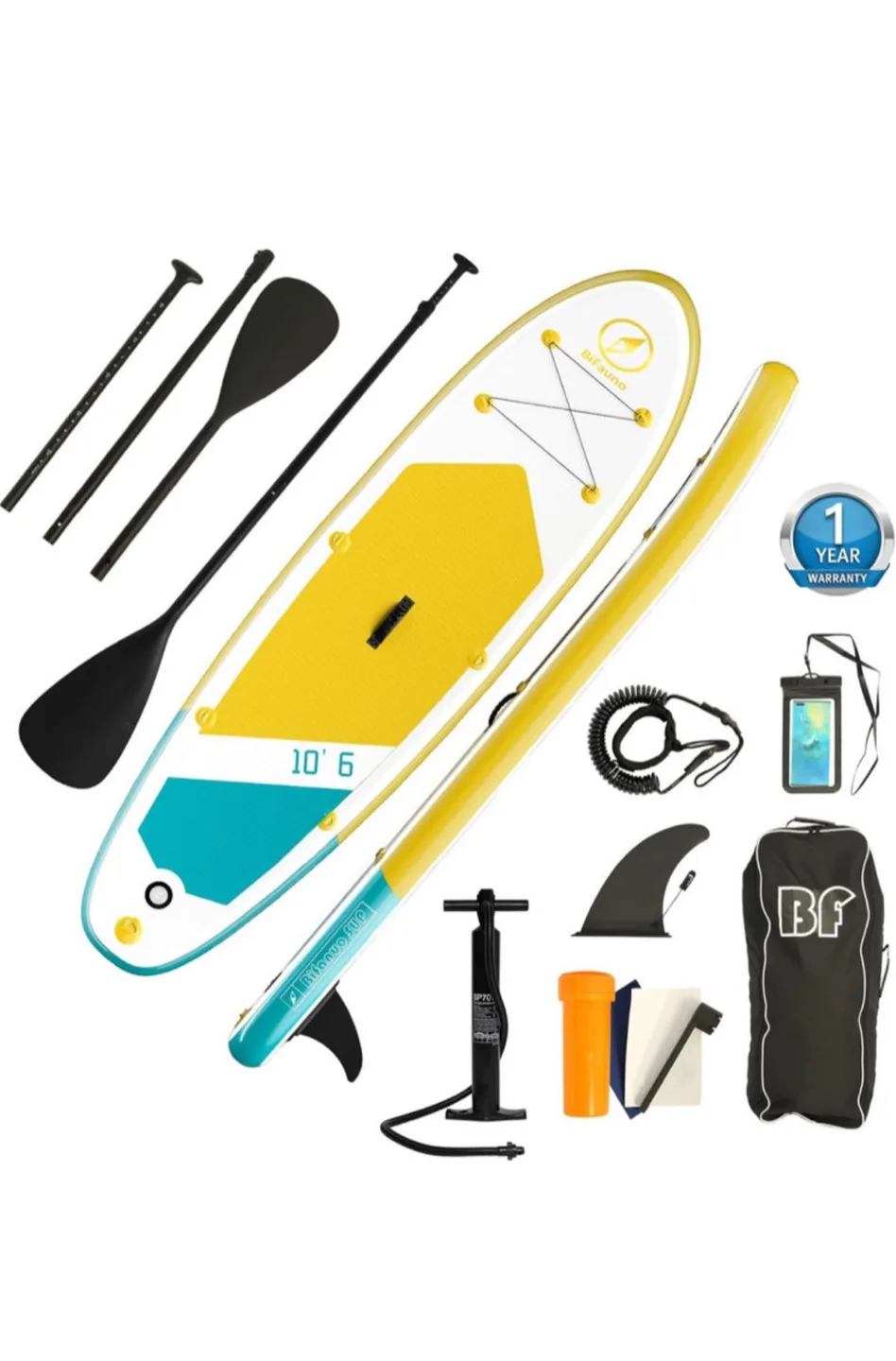 Inflatable Stand Up Paddle Board with SUP Accessories thumbnail
