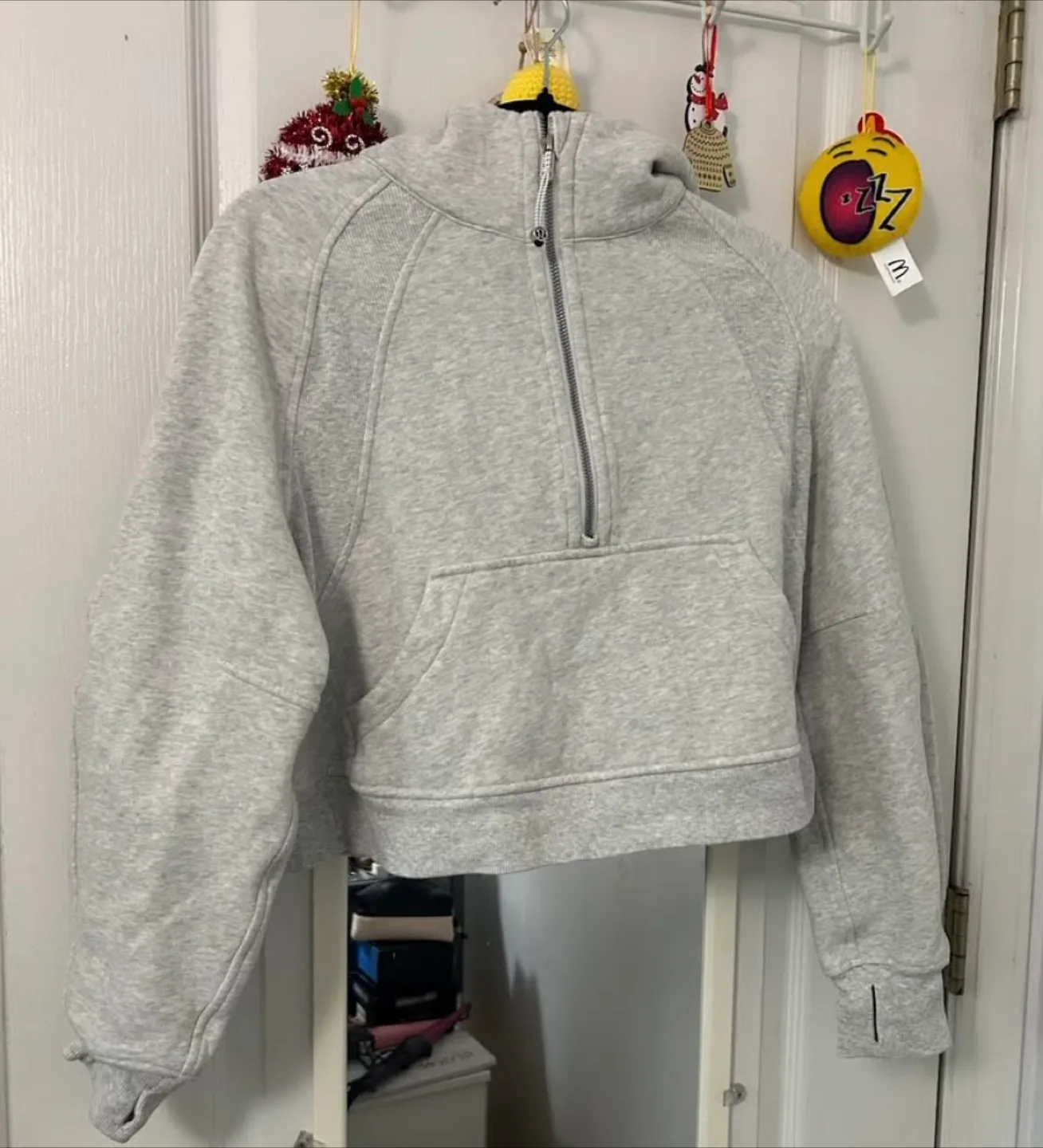 Lululemon Grey Half-Zip Hoodie thumbnail