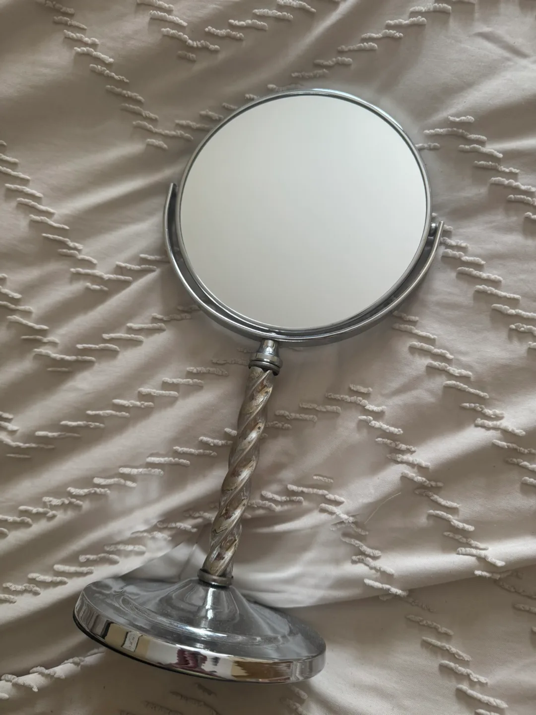 Small Silver Vanity Mirror thumbnail