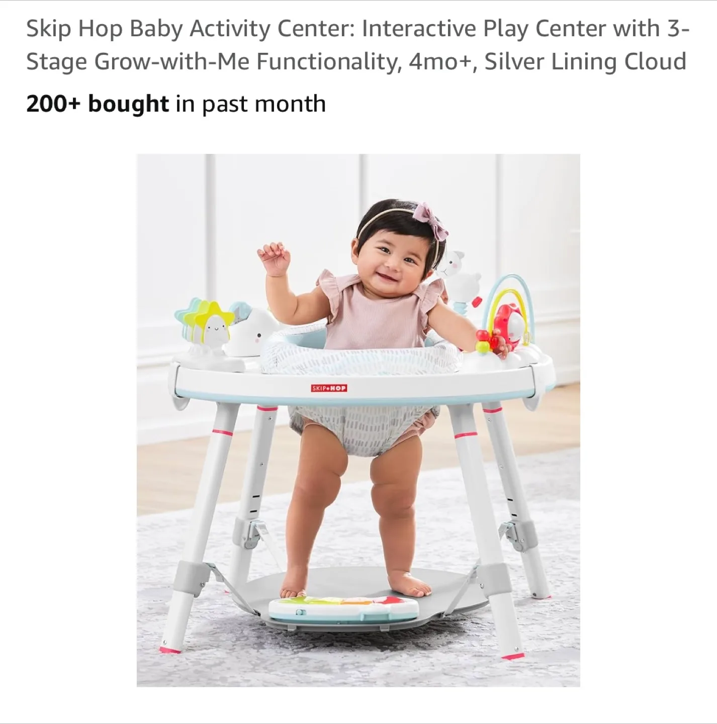 Skip Hop Baby, Toddler Convertible Musical Activity Exersaucer thumbnail